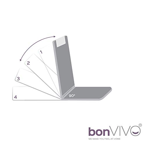 bonVIVO Easy II Silla Acolchada de Suelo con Respaldo Ajustable, Cómoda, Plegable y Versátil - Silla para Meditar, Yoga, Lectura, Ver TV o Gaming, Adecuada para Hogar u Oficina, Color Azúl