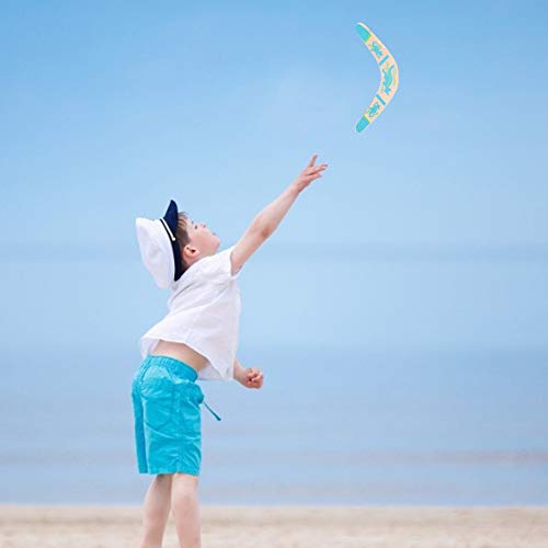 Boomerang De Madera en Forma de V Devolución de Juguete de Deportes al Aire Libre Boomerang para Equipos de Juego de Deportes