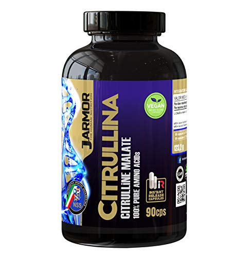 Booster Citrulina Malato Aminoácidos L-Citrulina 180 cápsulas de 1000mg Vegano Natural