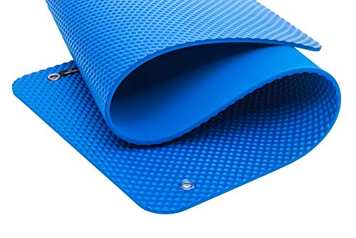 Bootymats - Colchoneta Fitness Multifunción para Todo Tipo de Entrenamiento: Fitness, Pilates, Abdominales, Estiramientos. Medidas: 160 x 60 cm. Grosor: 9 mm. Azul Bootymats - Colchoneta Fitness Multifunción para Todo Tipo de Entrenamiento: Fitness, Pilates, Abdominales, Estiramientos. Medidas: 160 x 60 cm. Grosor: 9 mm. Azul