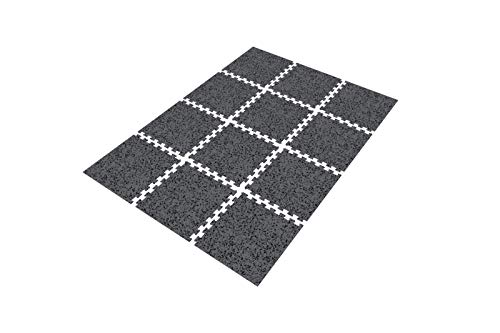 Bootymats Home Fitness 200 Eco Dark Grey - Suelo para Gimnasio en casa. Goma 100% Virgen compactada. Grosor 5 mm. Superficie: 150 x 200 cm. Fabricado en España