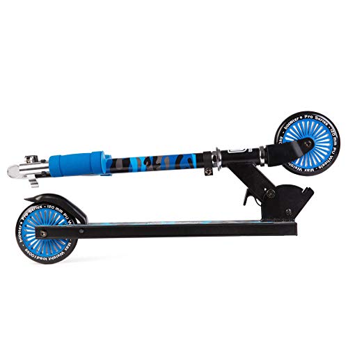 Bopster Patinete Plegable para niños - Azul Camuflaje