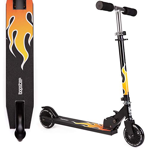 Bopster Patinete Plegable para niños - Llamas de Fuego Bopster Patinete Plegable para niños - Llamas de Fuego