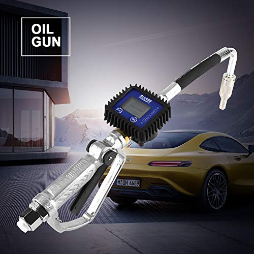 Boquilla neumática con 1/2"giratorio, 35L / min Volumen máximo de flujo, 5 unidades Litros Galones Pintas Cuartos de galón y Kg, Pistola de estación de servicio para 8-5000 mPas Máquina lubricante Boquilla neumática con 1/2"giratorio, 35L / min Volumen máximo de flujo, 5 unidades Litros Galones Pintas Cuartos de galón y Kg, Pistola de estación de servicio para 8-5000 mPas Máquina lubricante