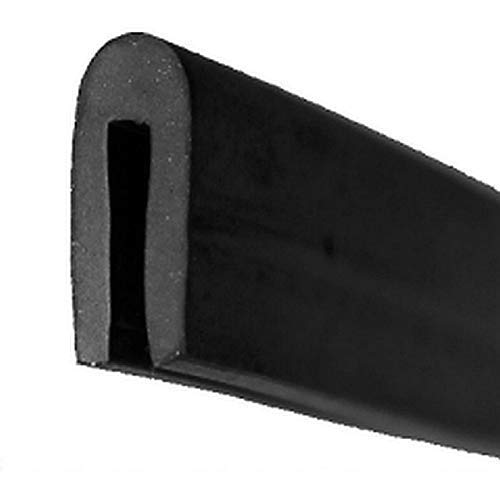 Borde protector Eutras FP3001, protección para bordes, caucho sellado – espacio de 1,5 mm – negro, Negro, 2015