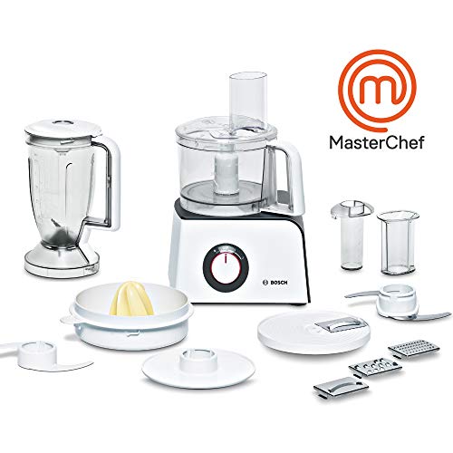 Bosch MCM4 Styline MCM4100 - Robot de cocina con accesorios, 800 W, color blanco