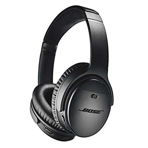 Bose QuietComfort 35 II - Auriculares inalámbricos (Bluetooth, cancelación de ruido) con Alexa integrada, Negro