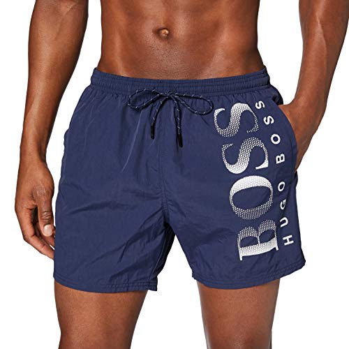 BOSS Hugo Boss Octopus, Bañador Hombre, Azul (Navy), Small