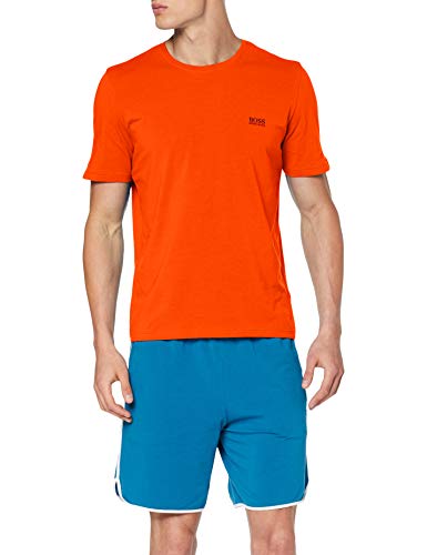 BOSS Mix&Match T-Shirt Rundhals Camiseta, Naranja (Dark Orange 802), Large para Hombre