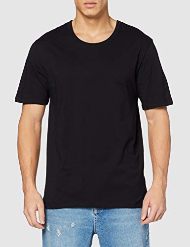 BOSS T-Shirt RN 3p Co Camiseta para Hombre, Negro (Black), Large, pack de 3