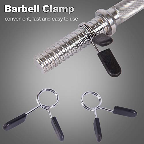 Bostar Cierres de Pinzas de Resorte para Levantamiento de Pesas para Mancuernas para Barra de Pesas, Pinza Barra Pesas para Entrenamiento de Fuerza,6Pcs/Set (28MM) Bostar Cierres de Pinzas de Resorte para Levantamiento de Pesas para Mancuernas para Barra de Pesas, Pinza Barra Pesas para Entrenamiento de Fuerza,6Pcs/Set (28MM)