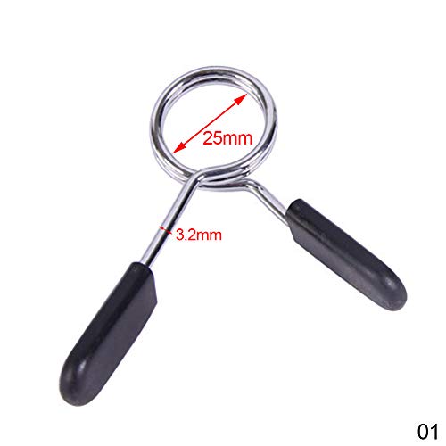 Bostar Cierres de Pinzas de Resorte para Levantamiento de Pesas para Mancuernas para Barra de Pesas, Pinza Barra Pesas para Entrenamiento de Fuerza,6Pcs/Set (28MM) Bostar Cierres de Pinzas de Resorte para Levantamiento de Pesas para Mancuernas para Barra de Pesas, Pinza Barra Pesas para Entrenamiento de Fuerza,6Pcs/Set (28MM)