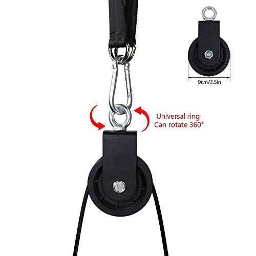 Bostar Polea Gimnasio, Maquina Fitness para Casa, Maquina de Musculacion Entrenamiento de Fuerza del Brazo, Ejercicio Casa, Antebrazos Gimnasio, Cuerda Triceps con Accesorios Entrenamiento