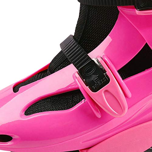 Botas antigravedad para correr y saltar, unisex, para adultos, de 20 a 99,8 kg, Rosa roja, UK 2-3.5 for 110-155 lbs Botas antigravedad para correr y saltar, unisex, para adultos, de 20 a 99,8 kg, Rosa roja, UK 2-3.5 for 110-155 lbs