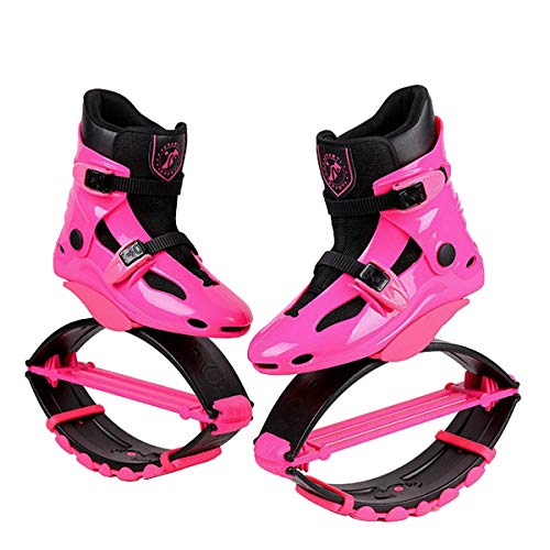 Botas antigravedad para correr y saltar, unisex, para adultos, de 20 a 99,8 kg, Rosa roja, UK 2-3.5 for 110-155 lbs Botas antigravedad para correr y saltar, unisex, para adultos, de 20 a 99,8 kg, Rosa roja, UK 2-3.5 for 110-155 lbs