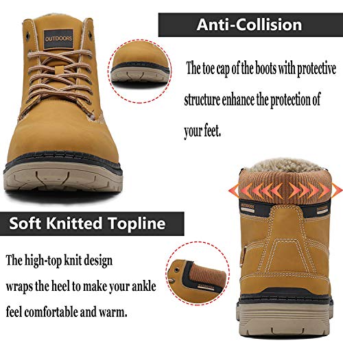 Botas de Nieve Hombre Mujer Cálido Botines Planas Invierno Impermeables Zapatos Senderismo Zapatillas Deportes Trekking Confortables Sneakers Botas de Nieve Hombre Mujer Cálido Botines Planas Invierno Impermeables Zapatos Senderismo Zapatillas Deportes Trekking Confortables Sneakers