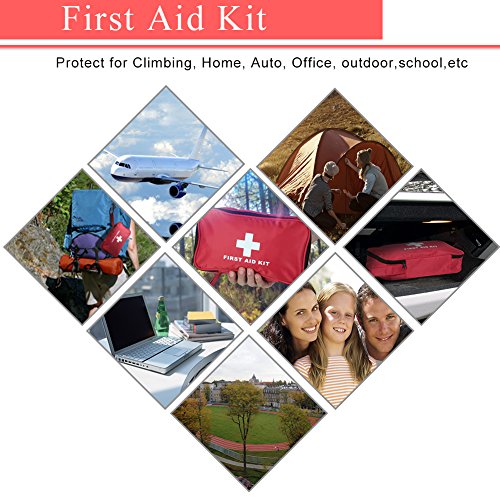 Botiquín de Primeros Auxilios de 180 Piezas WEINAS® Kit de Primeros Auxilios Súper Compacto y Profesional para Hogar, Oficina, Deportes, Senderismo, Supervivencia, Emergencias, Viajes, Camping - Rojo Botiquín de Primeros Auxilios de 180 Piezas WEINAS® Kit de Primeros Auxilios Súper Compacto y Profesional para Hogar, Oficina, Deportes, Senderismo, Supervivencia, Emergencias, Viajes, Camping - Rojo