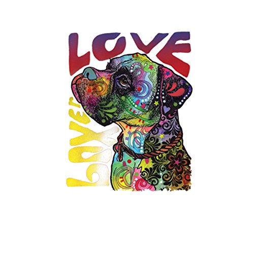 Boxer Perro Amor Mujer Camiseta Blanco S Boxer Perro Amor Mujer Camiseta Blanco S
