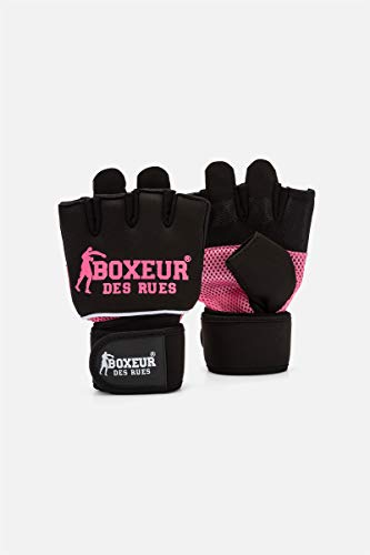 BOXEUR DES RUES - Fit-boxing Gloves In Fuchsia-pink Neoprene With Mesh Inserts, Unisex