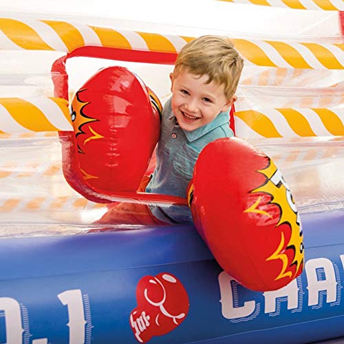 Boxing Ring Juguetes Inflables para Niños, Trampolín Infantil Respetuoso con el Medio Ambiente, Al Aire Libre en Interiores