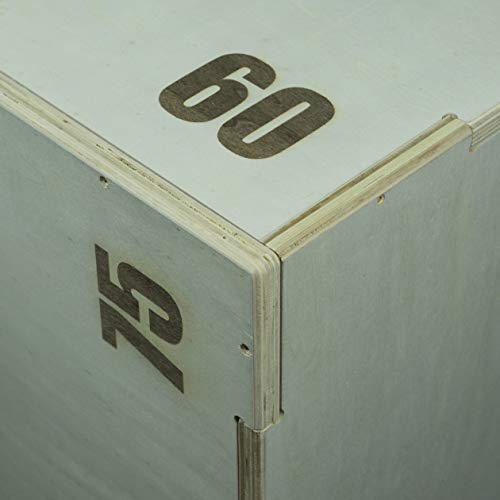 BOXPT equipment CAJÓN PLIOMÉTRICO 50/60/75CM, marrón