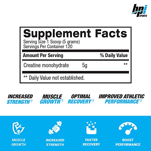 Bpi Sports Micronized creatine (600g) 600 g 1 Unidad Bpi Sports Micronized creatine (600g) 600 g 1 Unidad