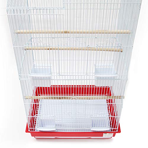 BPS Jaula Grande para Pájaro Pajarera Periquito Canarios con Saltado Perchas para Descanso Comedero 46.5 x 36 x 108 cm Color al Azar (Modelo 2) BPS-1240 BPS Jaula Grande para Pájaro Pajarera Periquito Canarios con Saltado Perchas para Descanso Comedero 46.5 x 36 x 108 cm Color al Azar (Modelo 2) BPS-1240