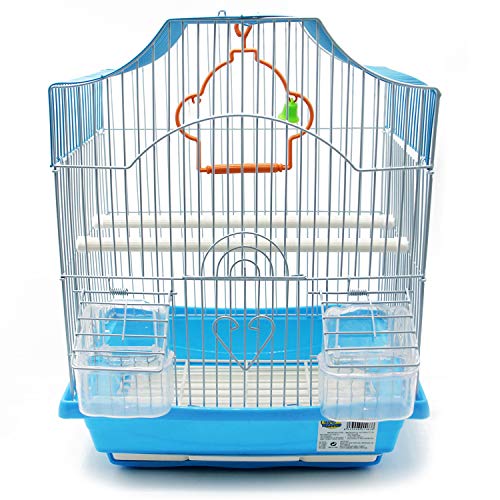 BPS Jaula para Pájaro Pajarera Periquito Canarios con Comedero Bebedero Saltado Perchas para Descanso 30x23x39 cm Color al Azar BPS-1187 BPS Jaula para Pájaro Pajarera Periquito Canarios con Comedero Bebedero Saltado Perchas para Descanso 30x23x39 cm Color al Azar BPS-1187
