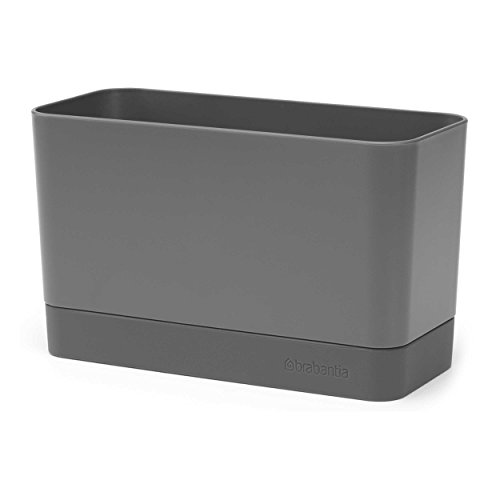 Brabantia Organizador de Fregadero, Gris Oscuro, 8,5 x 19 x 11.5 cm Brabantia Organizador de Fregadero, Gris Oscuro, 8,5 x 19 x 11.5 cm