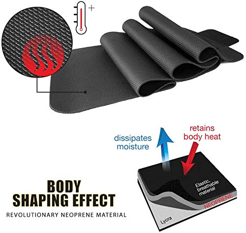 Bracoo SE20 I Cinturón Adelgazante con Efecto Sauna. Acelera la Quema de Calorías Durante Sesiones de Ejercicio. para Vientre Plano Unisex. Talla Única Bracoo SE20 I Cinturón Adelgazante con Efecto Sauna. Acelera la Quema de Calorías Durante Sesiones de Ejercicio. para Vientre Plano Unisex. Talla Única