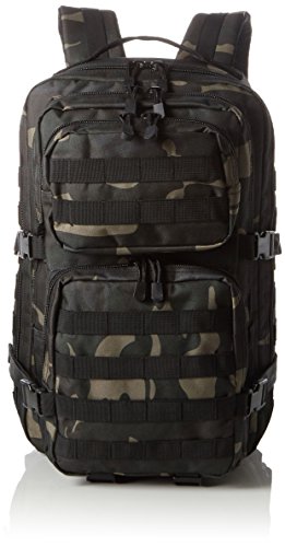 Brandit US Cooper - Mochila, Unisex adulto, 8008, Camuflaje negro., 40