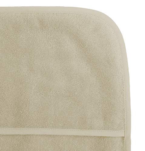 Brandsseller - Funda para tumbona, toalla para playa y piscina, 100% algodón, aprox. 75 x 200 cm, textil, Gris pardo/gris., 75x200 cm Brandsseller - Funda para tumbona, toalla para playa y piscina, 100% algodón, aprox. 75 x 200 cm, textil, Gris pardo/gris., 75x200 cm