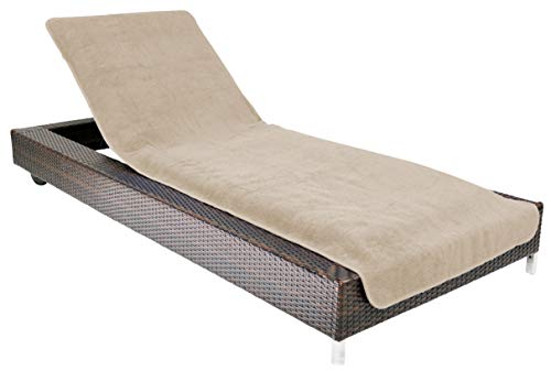 Brandsseller - Funda para tumbona, toalla para playa y piscina, 100% algodón, aprox. 75 x 200 cm, textil, Gris pardo/gris., 75x200 cm Brandsseller - Funda para tumbona, toalla para playa y piscina, 100% algodón, aprox. 75 x 200 cm, textil, Gris pardo/gris., 75x200 cm