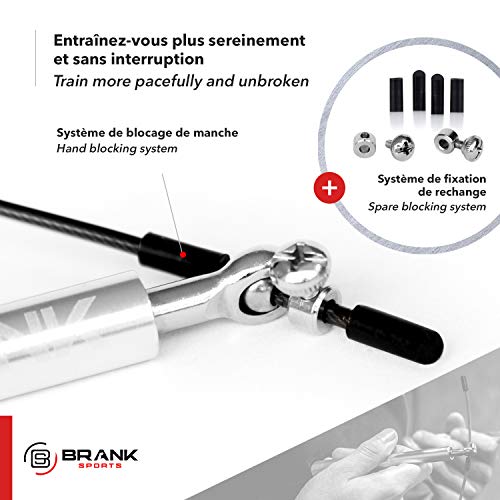 BRANK SPORTS® Comba Crossfit con 3 Cables | Cuerda Saltar Profesional Ajustable | Combas Crossfit Hombre y Mujer | Comba de Boxeo Speed Rope para Entrenamiento Funcional | Garantía 365 días BRANK SPORTS® Comba Crossfit con 3 Cables | Cuerda Saltar Profesional Ajustable | Combas Crossfit Hombre y Mujer | Comba de Boxeo Speed Rope para Entrenamiento Funcional | Garantía 365 días