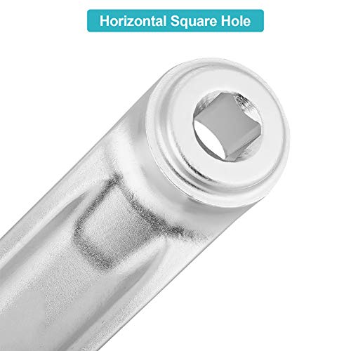 Brazo de Manivela de Bicicleta, Brazo Izquierdo de Manivela de Bicicleta, Brazo de Manivela de Aleación de Aluminio, Brazo de Manivela de Repuesto Izquierdo, Orificio Cuadrado Horizontal, 170 mm Brazo de Manivela de Bicicleta, Brazo Izquierdo de Manivela de Bicicleta, Brazo de Manivela de Aleación de Aluminio, Brazo de Manivela de Repuesto Izquierdo, Orificio Cuadrado Horizontal, 170 mm