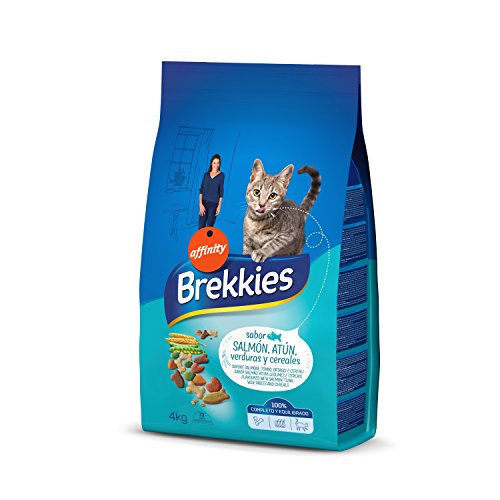 Brekkies Pienso para Gatos con Salmón Atún y Verdura - 4000 gr Brekkies Pienso para Gatos con Salmón Atún y Verdura - 4000 gr