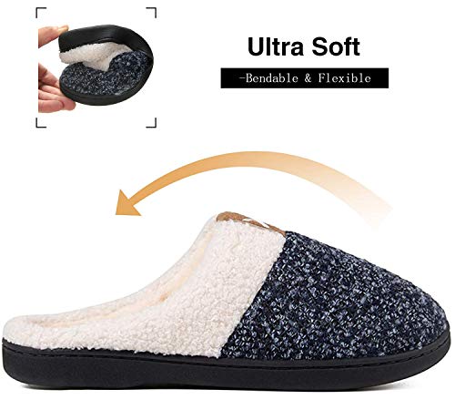 Brfash Zapatillas de Estar por Casa Hombre Invierno Memory Foam Pantuflas Suave Caliente Algodón Antideslizante Brfash Zapatillas de Estar por Casa Hombre Invierno Memory Foam Pantuflas Suave Caliente Algodón Antideslizante