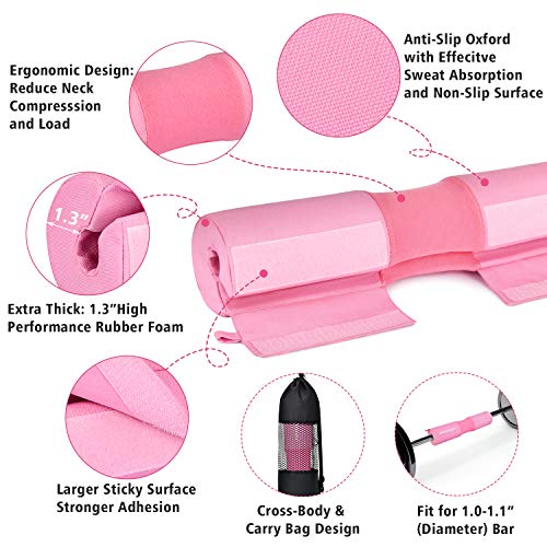 bridawn Barbell Squat Pad Conjunto Barra Sentadillas para Squats Hip Thrust Viene con 2 Correas de Tobillo de Banda de Resistencia de la Cadera Bolsa de Almacenamiento Se Adapta a la Barra Olímpica bridawn Barbell Squat Pad Conjunto Barra Sentadillas para Squats Hip Thrust Viene con 2 Correas de Tobillo de Banda de Resistencia de la Cadera Bolsa de Almacenamiento Se Adapta a la Barra Olímpica