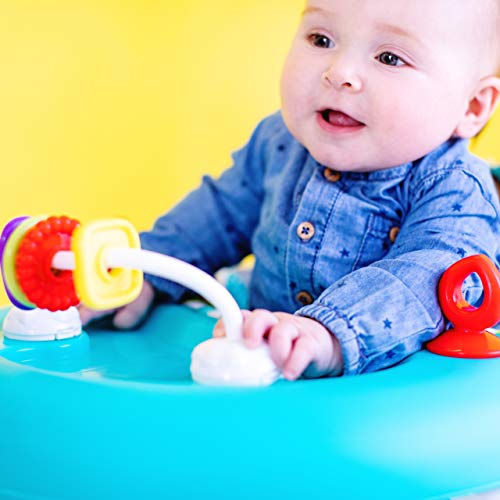Bright Starts, Andador y Centro de actividades Giggling Safari con 3 alturas regulables, asiento acolchado, patas de goma antideslizantes Bright Starts, Andador y Centro de actividades Giggling Safari con 3 alturas regulables, asiento acolchado, patas de goma antideslizantes