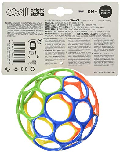 Bright Starts, Oball, Bola de colores Bright Starts, Oball, Bola de colores