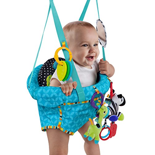 Bright Starts, Saltador para puertas Bounce'n Spring Deluxe con altura regulable y juguetes amovibles Bright Starts, Saltador para puertas Bounce'n Spring Deluxe con altura regulable y juguetes amovibles