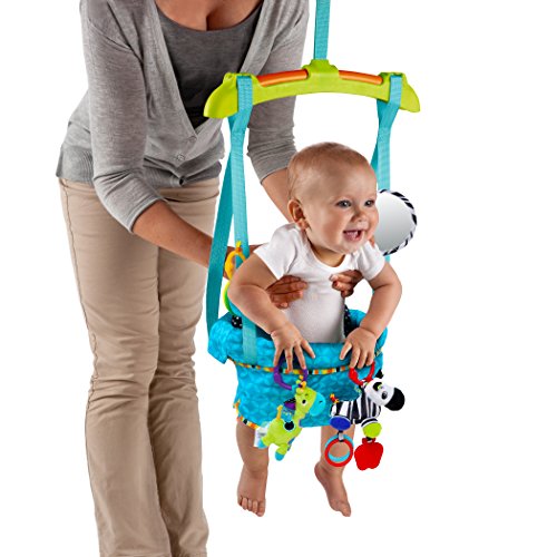 Bright Starts, Saltador para puertas Bounce'n Spring Deluxe con altura regulable y juguetes amovibles Bright Starts, Saltador para puertas Bounce'n Spring Deluxe con altura regulable y juguetes amovibles