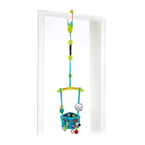 Bright Starts, Saltador para puertas Bounce'n Spring Deluxe con altura regulable y juguetes amovibles Bright Starts, Saltador para puertas Bounce'n Spring Deluxe con altura regulable y juguetes amovibles