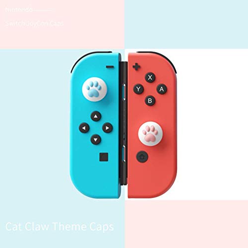 Brillie 4 Piezas Cat Claw Design Thumb Grip Caps, Cubierta De Silicona Suave Joystick Cap para Nintendo Switch & Lite Y Joy-con Controller Brillie 4 Piezas Cat Claw Design Thumb Grip Caps, Cubierta De Silicona Suave Joystick Cap para Nintendo Switch & Lite Y Joy-con Controller