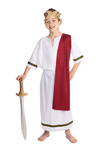 Bristol Novelty CC519 Traje Emperador Romano, Pequeño, 110 - 122 cm, Edad aprox 3 -5 años