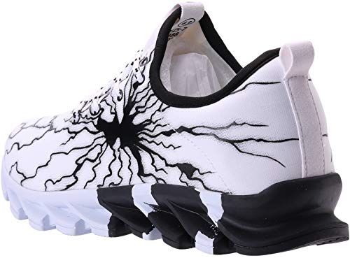 BRONAX Zapatos para Correr Hombre Zapatillas de Deportes Tenis Deportivas Running Calzado Trekking Sneakers Gimnasio Transpirables Casual Montaña Blanco Negro 39 BRONAX Zapatos para Correr Hombre Zapatillas de Deportes Tenis Deportivas Running Calzado Trekking Sneakers Gimnasio Transpirables Casual Montaña Blanco Negro 39