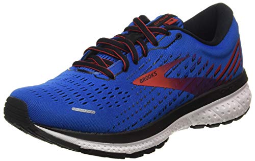 Brooks Ghost 13, Zapatillas para Correr Hombre, Blue Red White, 43 EU