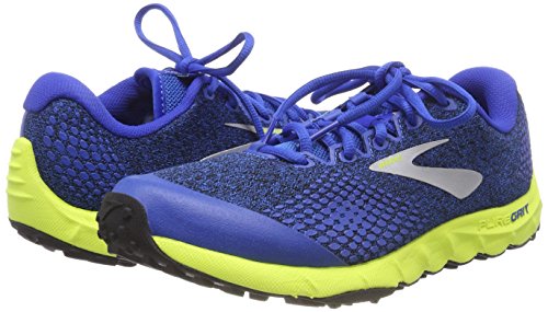 Brooks PureGrit 7, Zapatillas de Running Hombre, Multicolor (Blue/Lime/Black 492), 40 EU