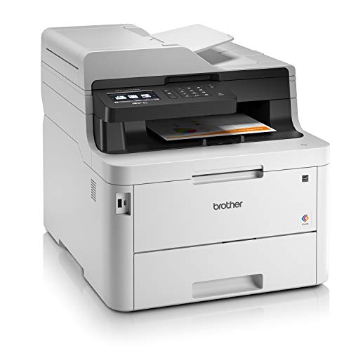 Brother MFC-L3770CDW - Impresora multifunción (Wifi, USB 2.0, 512 MB, 800 MHz, 24 ppm, 430 W) blanco Brother MFC-L3770CDW - Impresora multifunción (Wifi, USB 2.0, 512 MB, 800 MHz, 24 ppm, 430 W) blanco