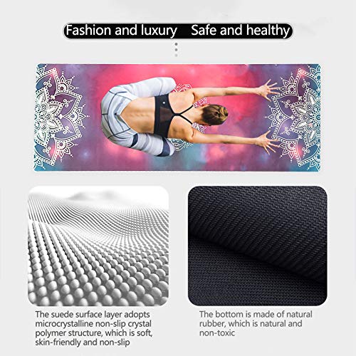 BRZSACR Estera de Yoga de Viaje Ultrafina de Gamuza, Suave, Antideslizante, Absorbente del Sudor, de 1/16 de Pulgada de Grosor, Estera de Yoga Plegable, Viene con Bolsa de Transporte BRZSACR Estera de Yoga de Viaje Ultrafina de Gamuza, Suave, Antideslizante, Absorbente del Sudor, de 1/16 de Pulgada de Grosor, Estera de Yoga Plegable, Viene con Bolsa de Transporte